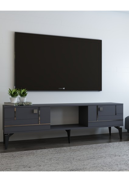 Maderadd Tv Sehpası Antrasit-Gümüş fiyatları