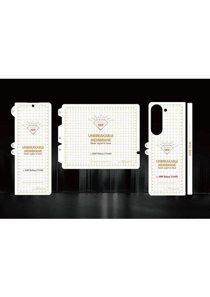 - Samsung Galaxy Z Fold 5 - Ön ve Arka Kasa Koruyucu Narr Tpu Ön ve Arka Koruyucu Jelatin - T28389 modelleri