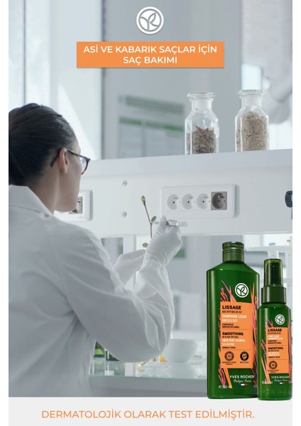 Elektriklenme Karşıtı Isı Koruyucu Prebiyotik Serum - Asi ve Kabarık Saçlar/Lissage - Vegan -100ml