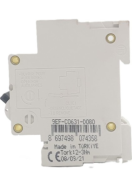 1X80A 6ka C Sigorta FM6L modelleri