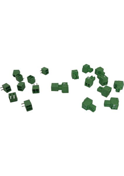 2 Kutuplu 90 Derece 3.81mm Baskılı Devre (Pcb) Klemens Seti (Dişi + Erkek) fırsatları