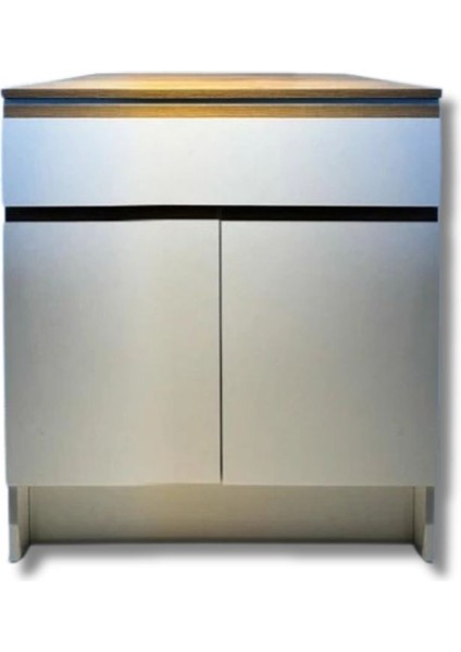 Çok Amaçlı Çekmeceli Mutfak Alt Dolabı 80 cm
