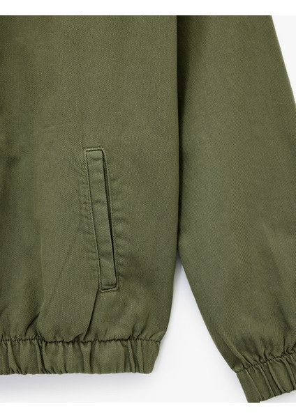 Pamuklu Cepli Uzun Kollu Fermuarlı Oversize Kapşonlu Jean Ceket fırsatları