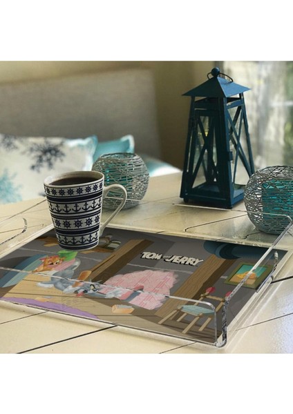 Naughty Tom & Jerry Pleksi Tepsi - 40X24 cm (Warner Bros Lisanslı Üründür) fırsatları