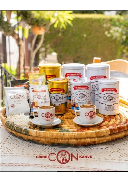 Halis Girne Çifte Kavrulmuş Türk Kahvesi - 250 Gram - Teneke Kutu fırsatları