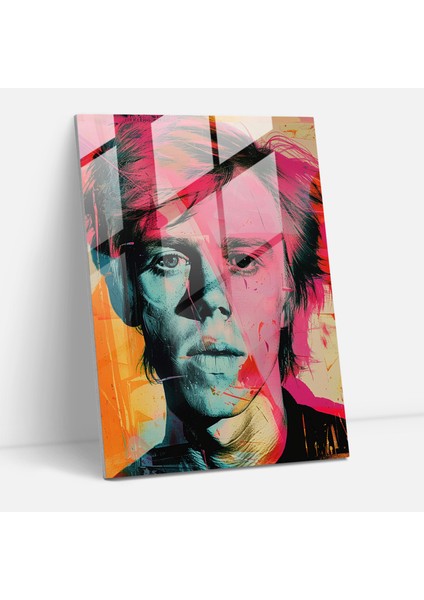 Andy Warhol Cam Tablo Pop Sanat Portresi Ev Dekorasyonu Cam Sanatı – Pop Sanat Ev Dekorasyonu