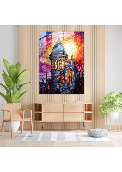 Galata Kulesi Cam Tablo - Ev Dekorasyonu Modern Sanat modelleri