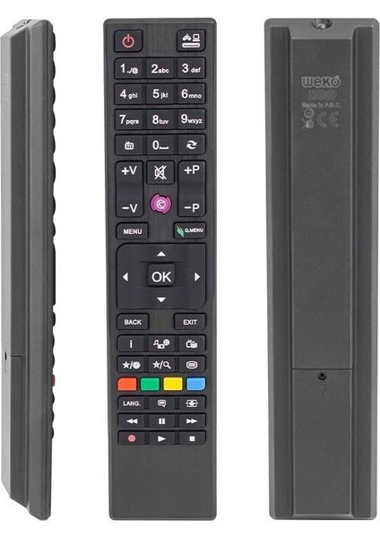 Seg Regal Kare Göbek Mor Tuşlu LCD LED Tv Kumanda