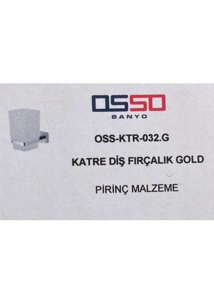 Adnoss Lüks Kenzo Diş Fırçalık Gold - Sarı indirimleri