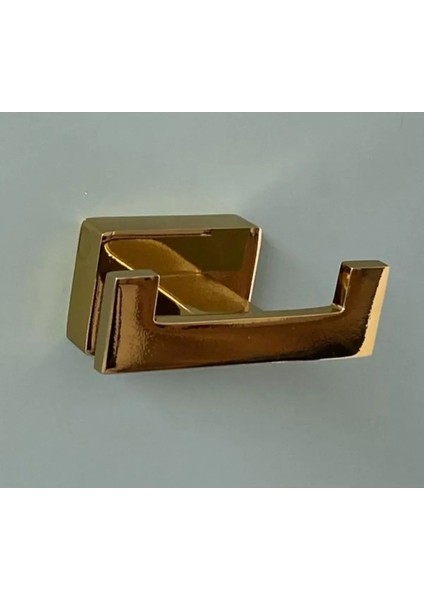Adnoss Lüks Kenzo 2'li Askılık - Havlu Askılık - Bornoz Askılık - Gold - Sarı modelleri