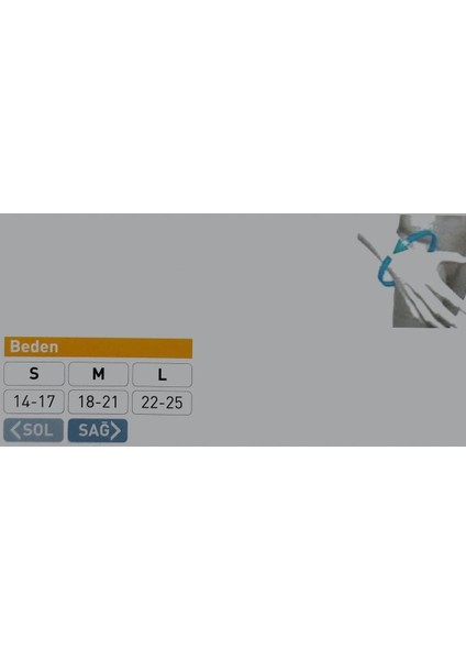 Anti Spastizite (Antispasite ) Splinti Inhibitor El Bilek Ateli Sağ El L Beden fiyatları