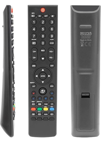 -Axen-Woon 3d'li Dünya Tuşlu LCD LED Tv Kumandası