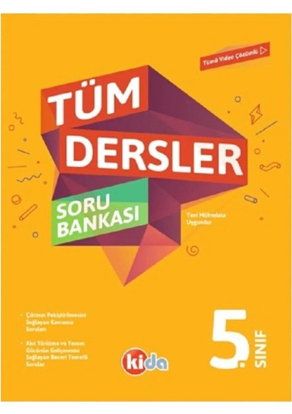 Kida 5.sınıf Tüm Dersler Soru Bankası 9786057502728