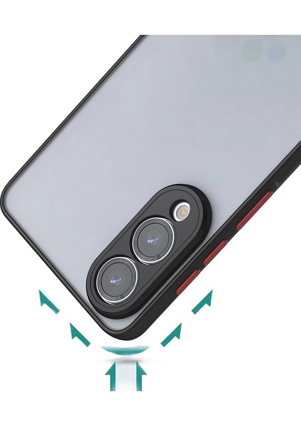 Xiaomi 14T Kılıf Arkası Buğulu Kenarları Renkli Sert Premium Silikon Kapak Rcv/hux modelleri