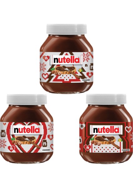 Kakaolu Fındık Kreması 3 x 750 G Glutensiz ve Vegan Uyumlu Lezzetli Atıştırmalık