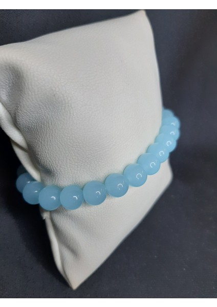Mryart Açık Mavi Cam Boncuk Bileklik – Şık ve Zarif Tasarım Unisex fiyatları