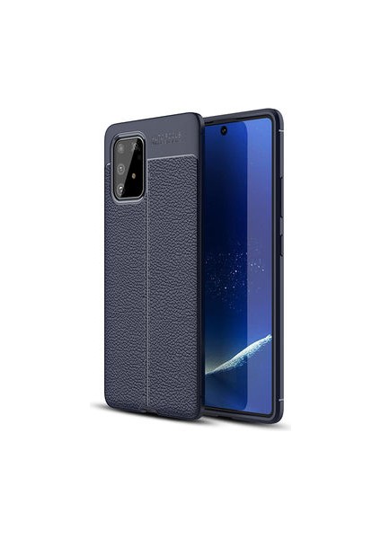 Samsung Galaxy A91 Kılıf Deri Silikon Yüzeyli Yüksek Kaliteli Silikondan Üretilmiş Premium Silikon Kapak Ryc/niss