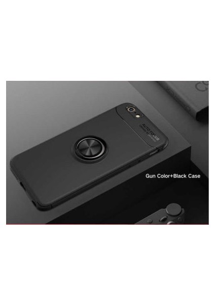 iPhone 6s Kılıf Yüzüğü Stant ve Araç Tutucu Olabilen Şık Esnek Premium Silikon Kapak Ryc/ravel