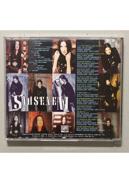 Şahsenem Seyyah CD (Orjnal 1997 Dönem Baskı Cd) fiyatları