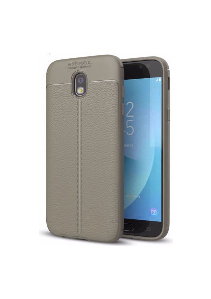 Samsung Galaxy J5 Pro Kılıf Deri Silikon Yüzeyli Yüksek Kaliteli Silikondan Üretilmiş Premium Silikon Kapak Ryc/niss