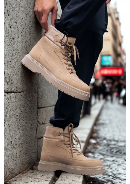 Erkek Süet Bot Kum MN225