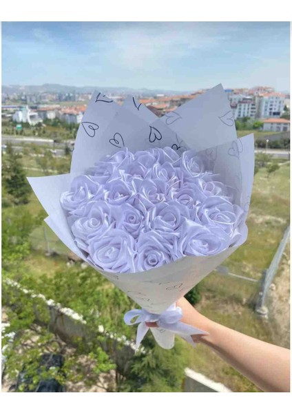 Yapay Gül Buketi istediğiniz renk ve sayıda yapılır.saflığın ve temizliğin sembolü