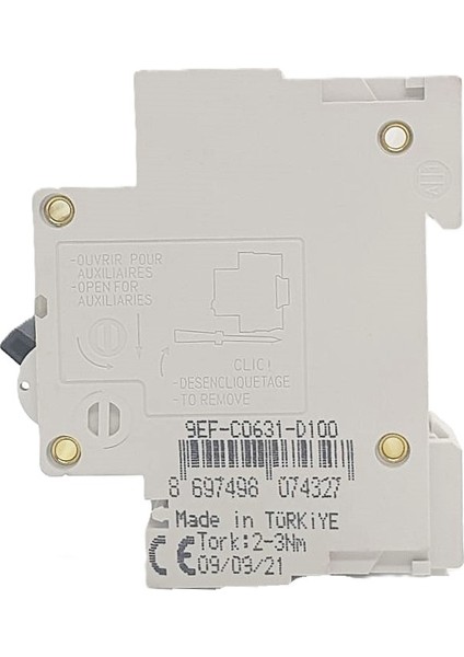 1X100A 6ka C Sigorta FM6L Federal modelleri