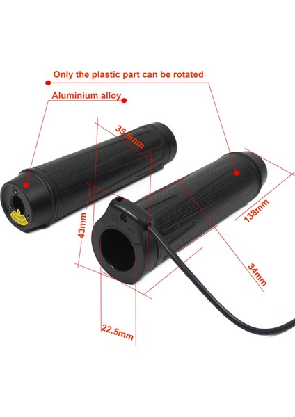 Su Geçirmez Kablolu Elektrikli Bisiklet Gaz Kelebeği SM-3A Vites Değiştirmeyi Önleyin Sm (Yurt Dışından) indirimleri