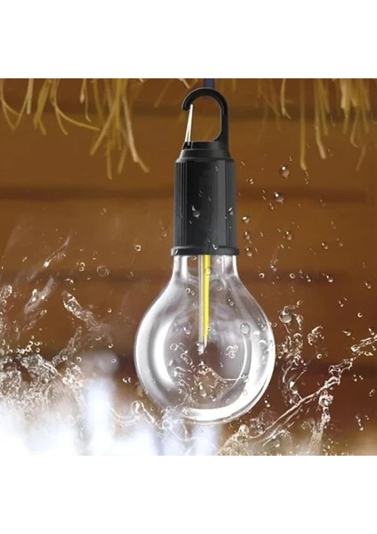 2 Adet Şarjlı 10W Askılı Taşınabilir LED Kamp Lambası modelleri