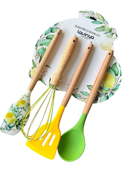 Silikon Limon Dörtlü Mutfak Seti fiyatları