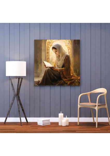 Kutsal Kur'an Kanvas Tablo - Ev Dekorasyonu Izlenimci Tarz Tablo modelleri