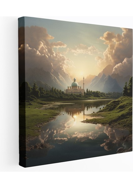 Kutsal Kuran Duvar Dekoru - Kutsal Kuran Kanvas Duvar Dekoru