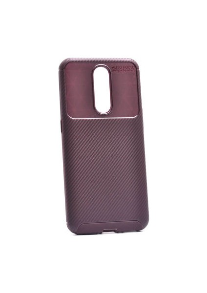 Oppo RX17 Pro Kılıf Karbon Desenli Esnek Yüksek Kaliteli Meteryalden Üretilmiş Silikon Kapak Ryc/negro