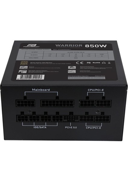 BST-ATX0850GF1 WARRIOR 850w 80+ GOLD PCI-E Gen 5.0 Full Modüler Fanlı ATX PSU fırsatları