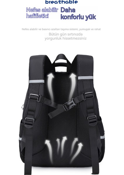 Yeni Hafif Omuzlu Öğrenci Okul Çantası (Yurt Dışından) modelleri