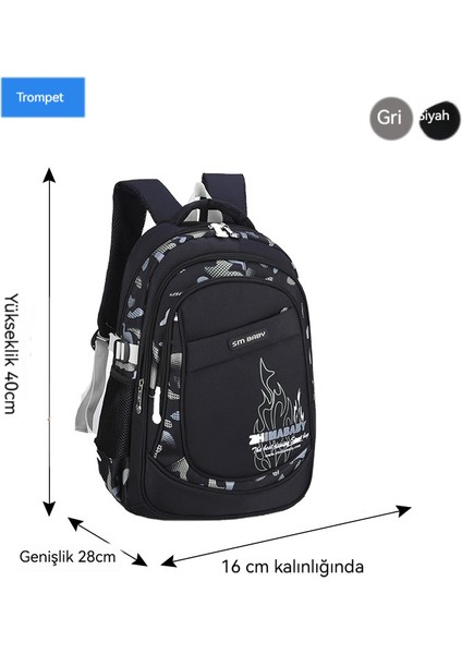 Öğrenci Omuz Su Geçirmez Hafif Okul Çantası (Yurt Dışından) indirimleri