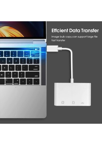 5232 USB Type-C Kart Okuyucu – Hızlı Veri Transferi, SD/MicroSD/TF Kart Desteği, Tak Çalıştır Özellikli