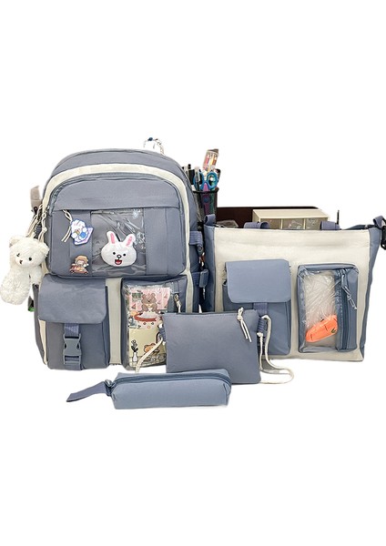 Öğrenci Sevimli Büyük Kapasiteli Sırt Çantası (Yurt Dışından)