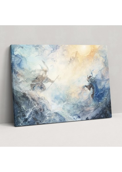 Mitoloji Duvar Sanatı - Duvar Dekorasyonu Kanvas Tablo Duvar Sanatı