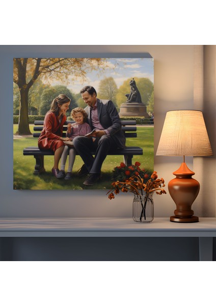 Portre Kanvas Tablo - Klasik Yağlı Boya Duvar Sanatı - Ev Dekorasyonu Aile Duvar Sanatı fiyatları