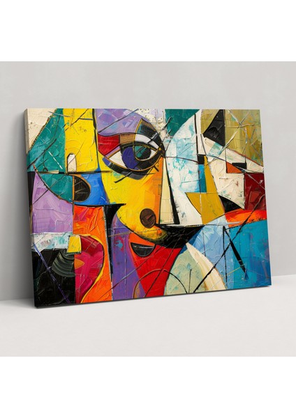 Pablo Picasso Kübizm Soyut Kanvas Tablo - Duvar Sanatı Duvar Dekorasyonu