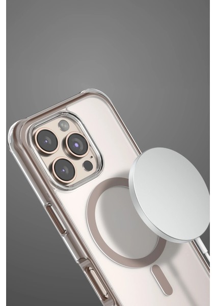 Onegif Apple Iphone 15 Pro Max Hulk Magsafe Kapak - Çöl Titanyum Dsdrn fırsatları