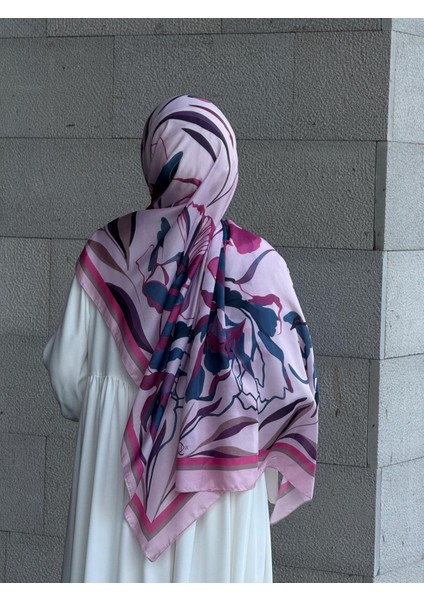 Pamuklu Soft Lotus Desen Şal-Şeker Pembe modelleri