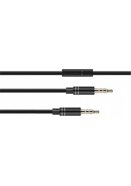 aux kablo mikrofonlu