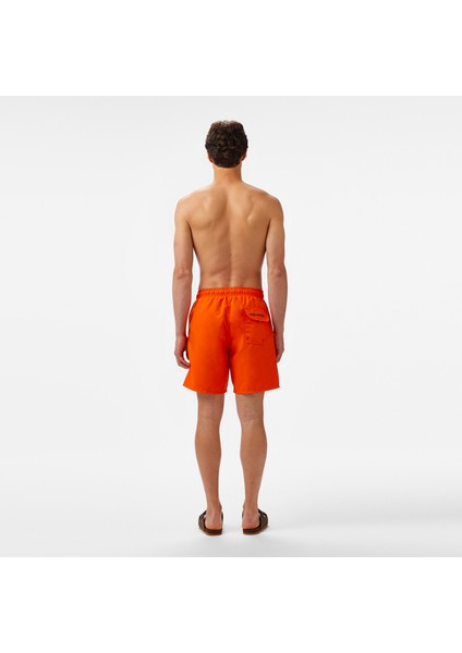 Erkek Turuncu Regular Fit Deniz Şortu fiyatları