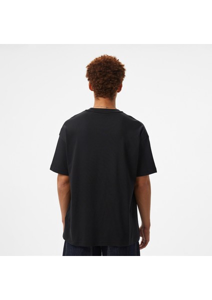 Hoss x Gant Baskılı Bisiklet Yaka Erkek Siyah T-Shirt fiyatları