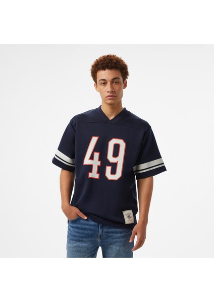 Hoss x Gant 49 Contrast Graphic Unisex Lacivert T-Shirt fiyatları