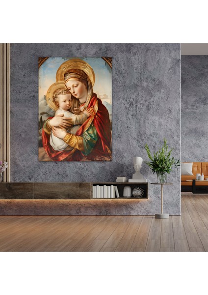 Raffaello Sanzio'nun Madonna ve Çocuk Tablosu Kanvas Baskı - Ev Dekorasyonu ve Duvar Sanatı Için Ideal fiyatları