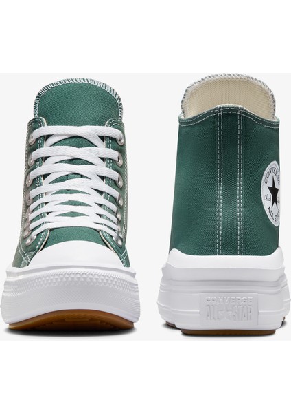 Chuck Taylor All Star Move Platform Unisex Yeşil Platform Sneaker modelleri