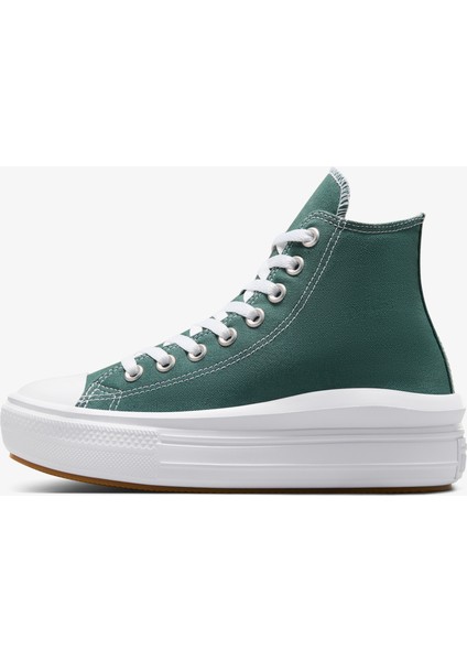 Chuck Taylor All Star Move Platform Unisex Yeşil Platform Sneaker fırsatları